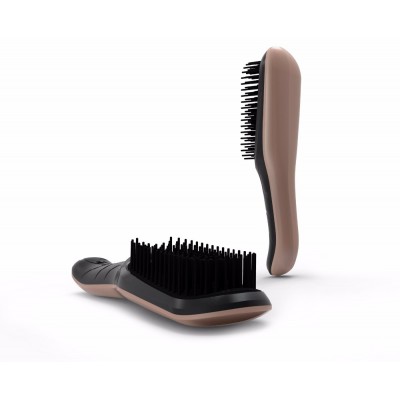 Battery charged cordless hot hair brush anion vibration new detangle hair brush