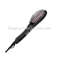 barbershop supplies private label hair tools fast hair straightener brush